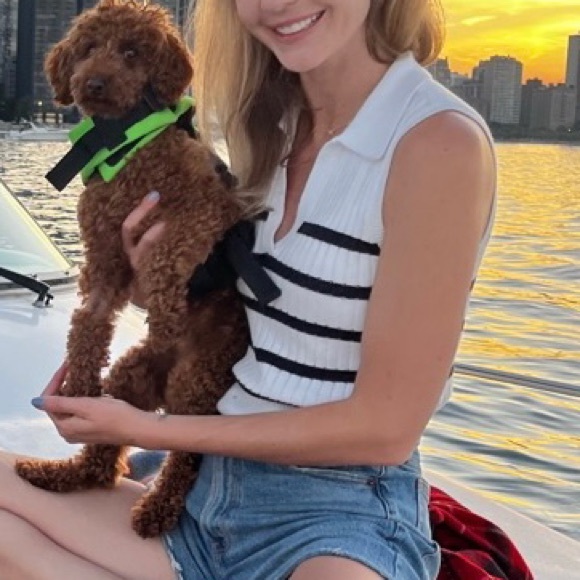 Old Navy Tops - old navy polo striped sweater tank top